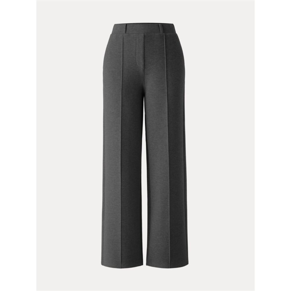 OGL High-Rise Wide-Leg Dark Gray Trousers